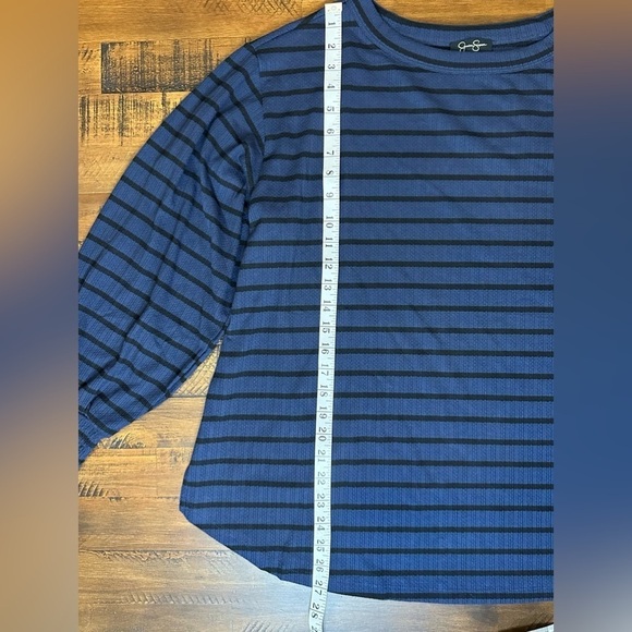 Jessica Simpson Women's Smocked Cuff Long Sleeve 2X Top New Super Soft - Picture 2 of 10